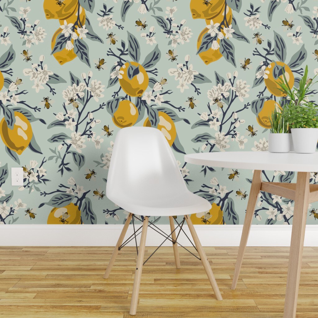 Tempaper Lemons Lemond Drop Peel and Stick Wallpaper 28 Sq Ft at  Lowescom