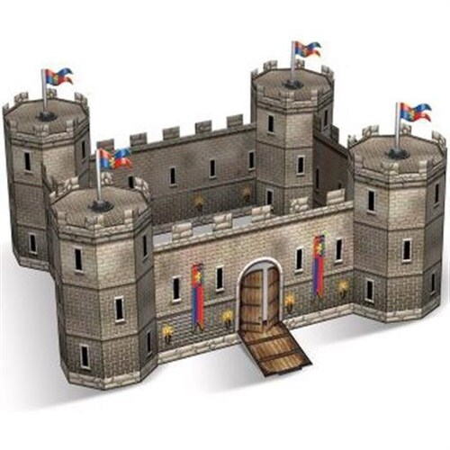 3-D Castle Centerpiece