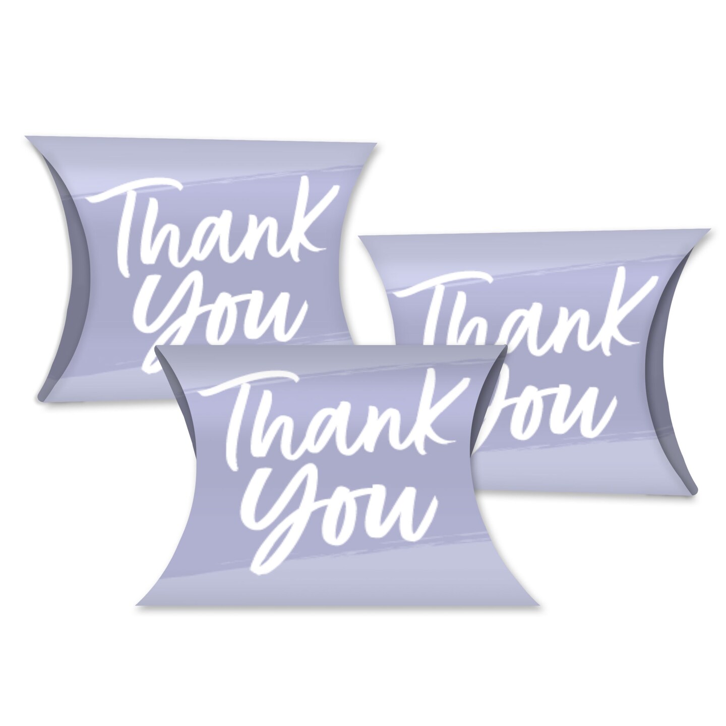 Big Dot of Happiness Purple Elegantly Simple - Favor Gift Boxes - Guest Party Favors Petite Pillow Boxes - Set of 20