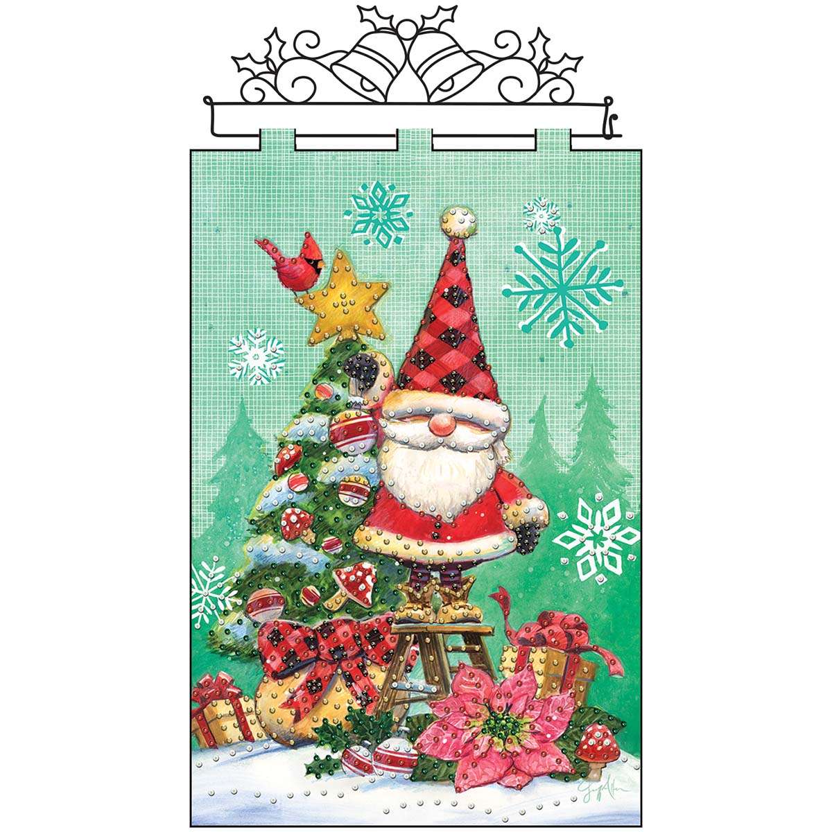 Design Works Christmas Gnome Kit & Hanger Felt & Sequin Kit | Michaels