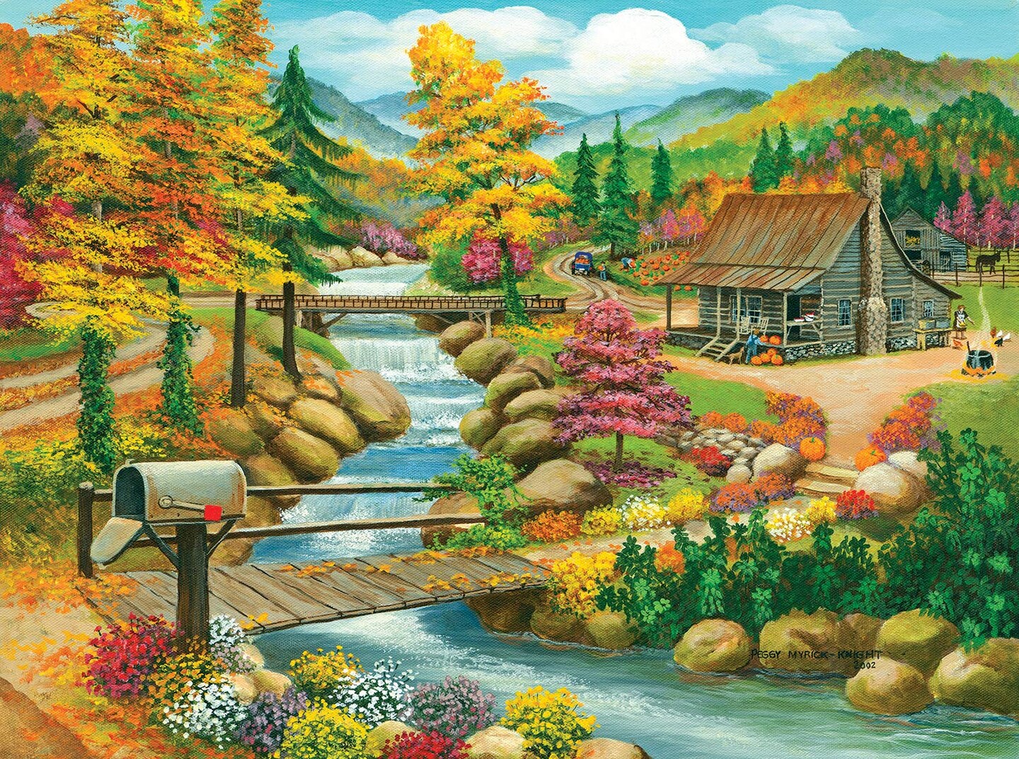 Sunsout Fall Season 1000 pc   Jigsaw Puzzle 22201