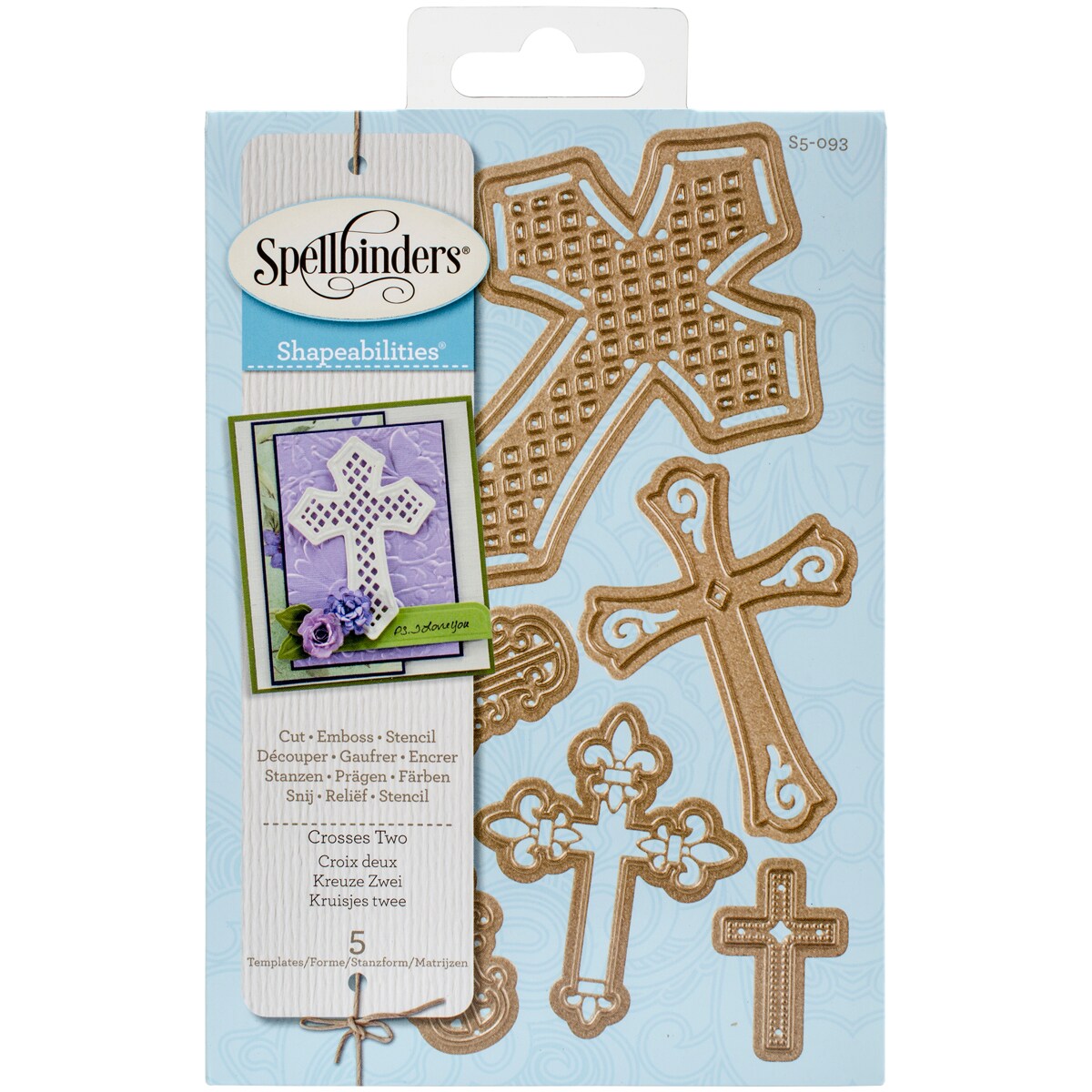 Spellbinders Shapeabilities Dies-Crosses