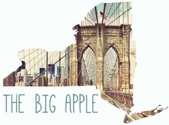 Big Apple Border Poster Print by Shelley Lake - Item # VARPDX8548LL