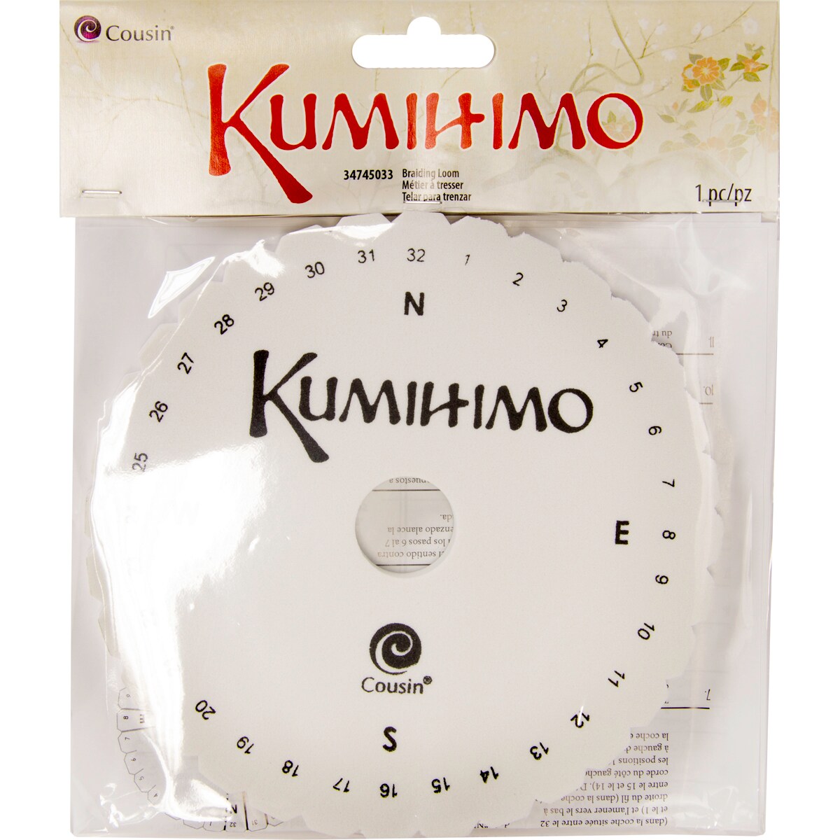 CousinDIY Kumihimo Braiding Loom 5.375&#x22;-Round