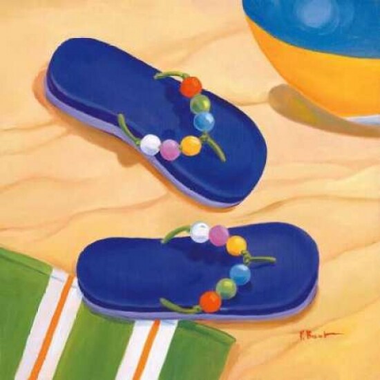Purple Flip Flops Poster Print by Paul Brent - Item # VARPDXBNT075
