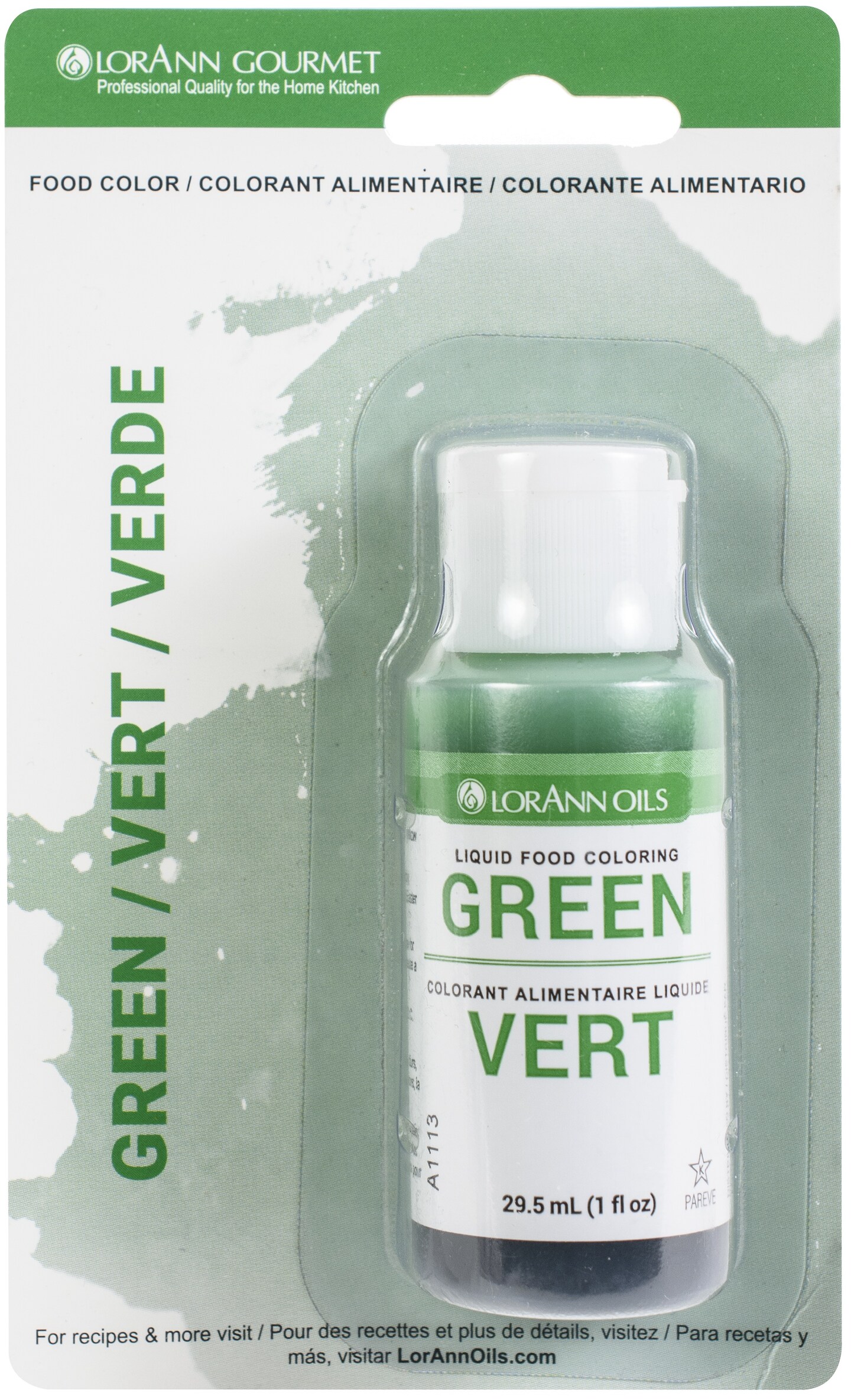 LorAnn Liquid Food Coloring 1oz-Green