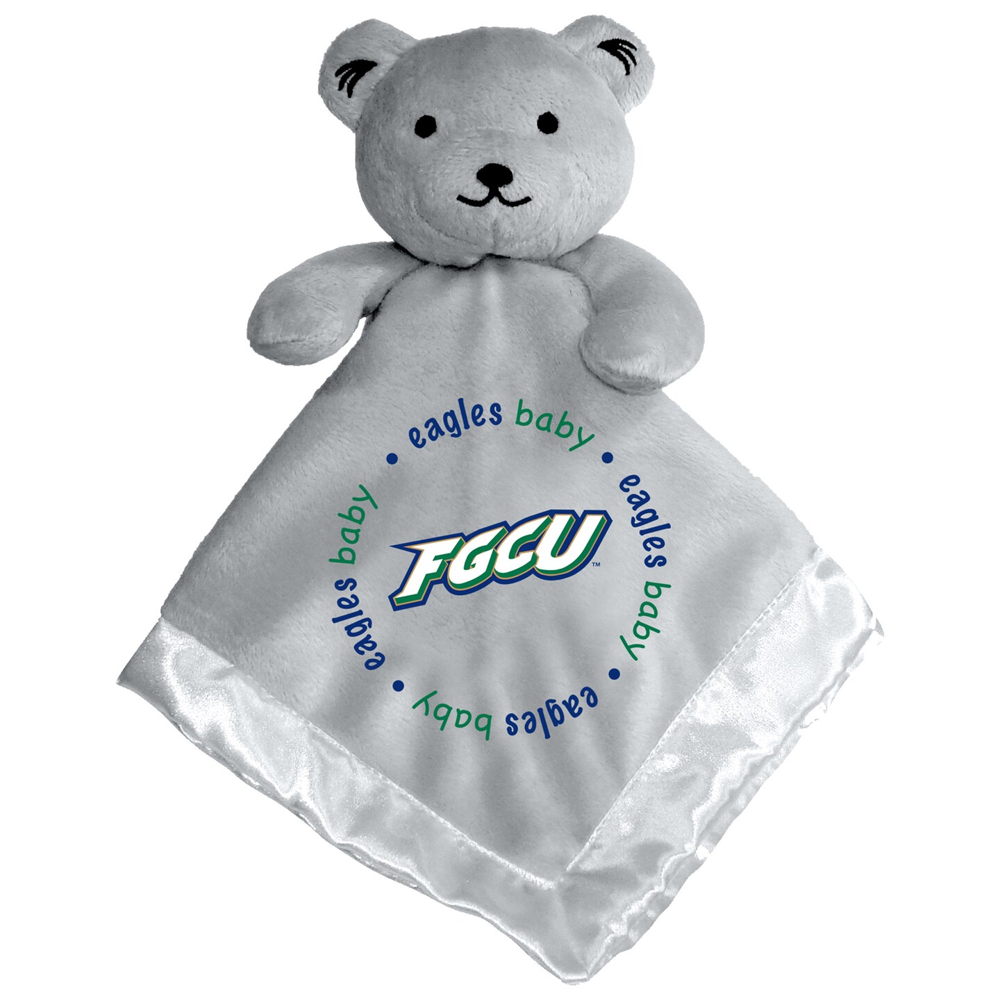 BabyFanatic Gray Security Bear - NCAA Florida Gulf Coast Eagles - Officially Licensed Snuggle Buddy