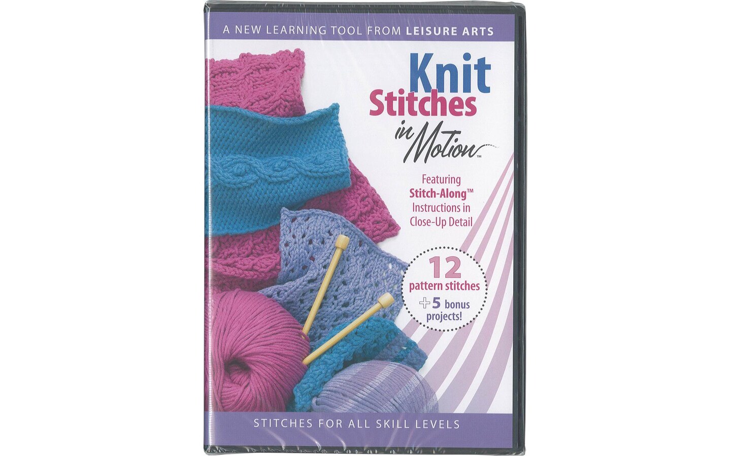 Collection of different knitting stitches to use in your own projects 