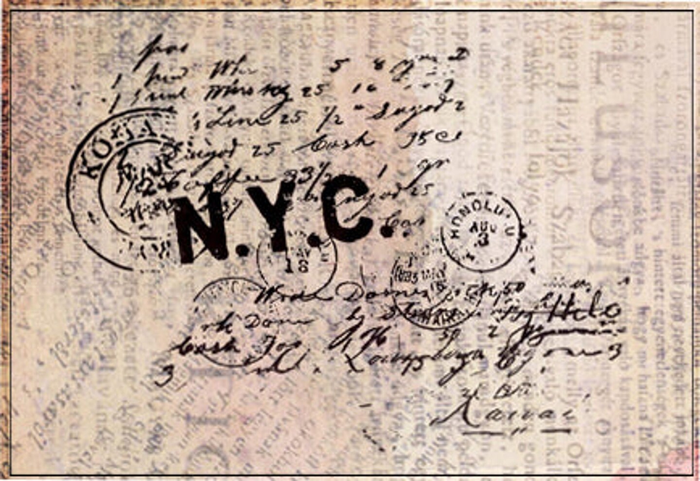 Joy! Crafts Clear Stamp - NYC ( 6 x 4 inches)