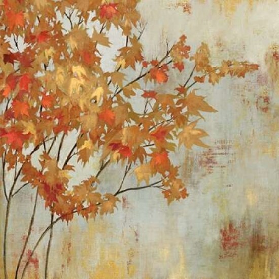 Golden Foliage Poster Print by Asia Jensen