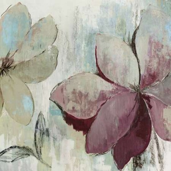 Drippy Floral II Poster Print by Asia Jensen