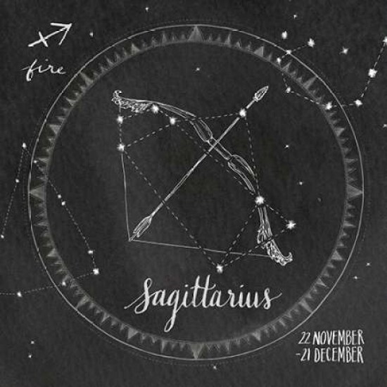 Night Sky Sagittarius Poster Print by Sara Zieve Miller - Item # VARPDX21252