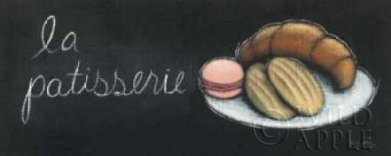 Chalkboard Menu II - Patisserie Poster Print by Emily Adams - Item # VARPDX12465