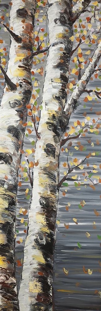 Budding White Birches Poster Print by Atelier B Art Studio - Item # VARPDXBEGLAN112