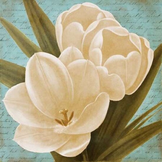 Blue Morning Tulips I Poster Print by Vivien Rhyan - Item # VARPDX9285A