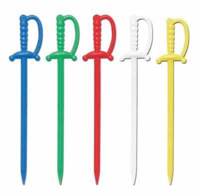 Plastic Sword Picks 50 Count