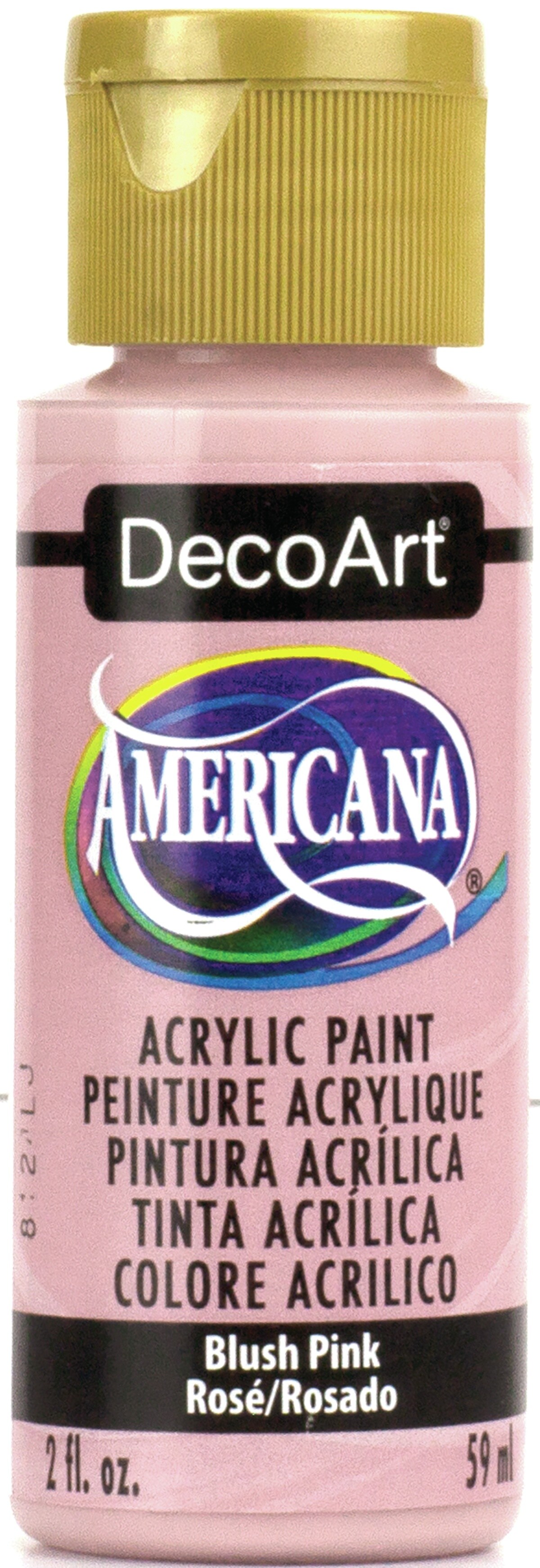 DecoArt Americana Acrylic Paint 2oz-Blush Pink