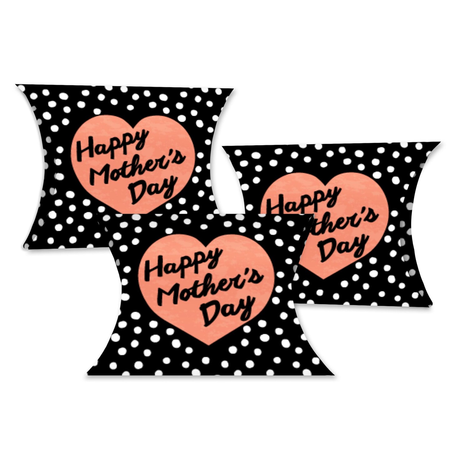 Big Dot of Happiness Best Mom Ever - Favor Gift Boxes - Mother&#x27;s Day Party Petite Pillow Boxes - Set of 20