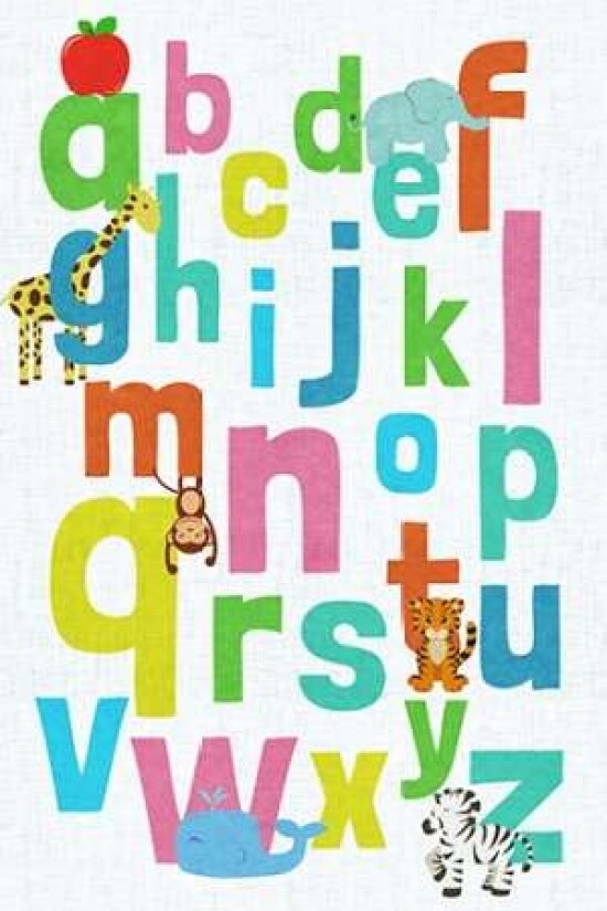 Alphabet Poster Print by  SD Graphics Studio - Item # VARPDX9599Y