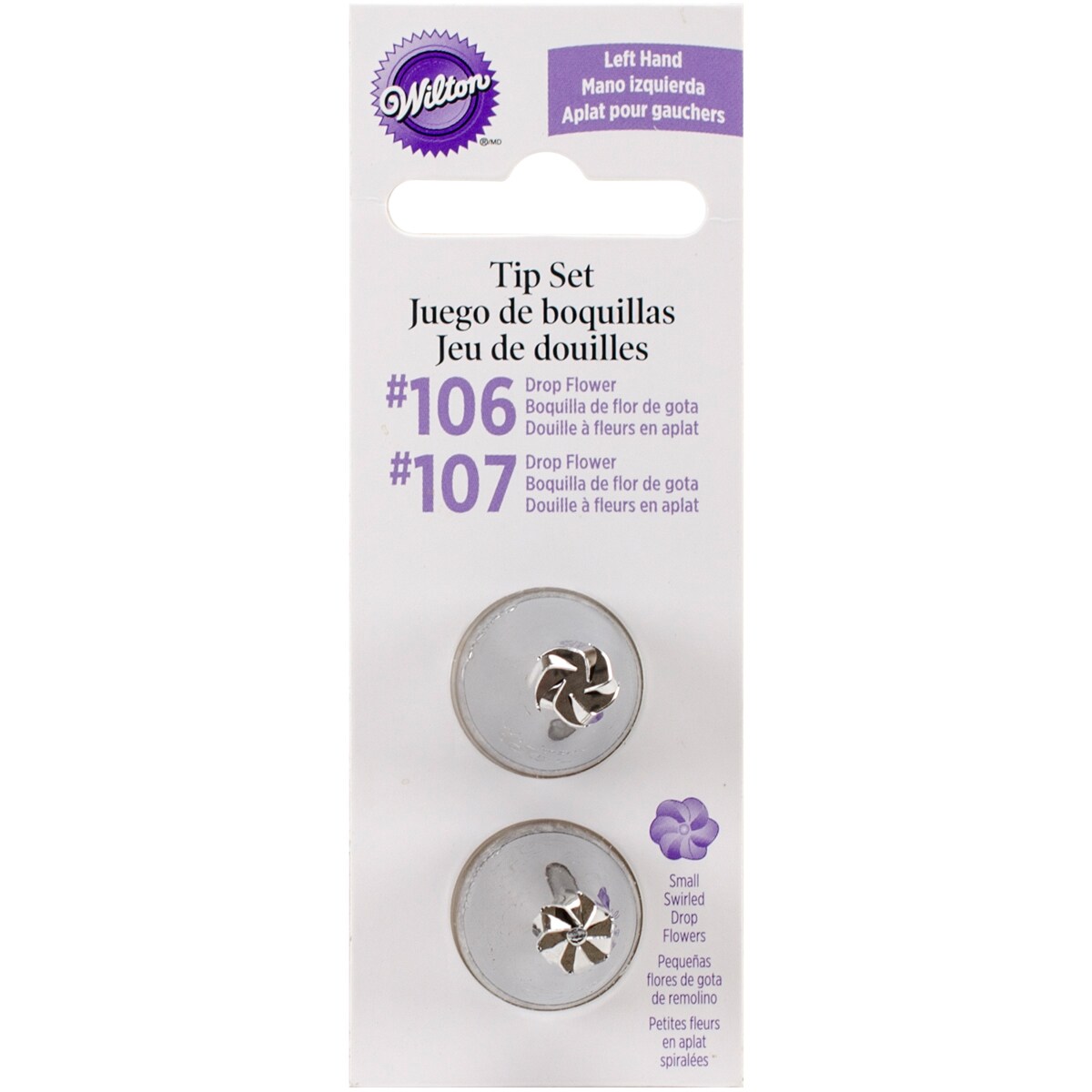 Wilton drop 2024 flower tip set