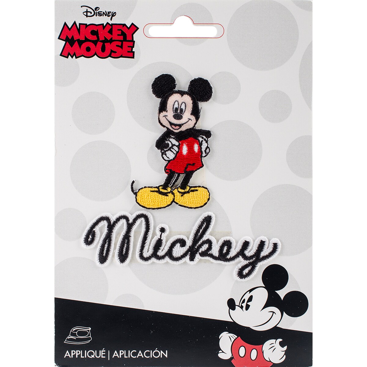 Simplicity Iron-On Applique-Mickey Mouse Body W/Script