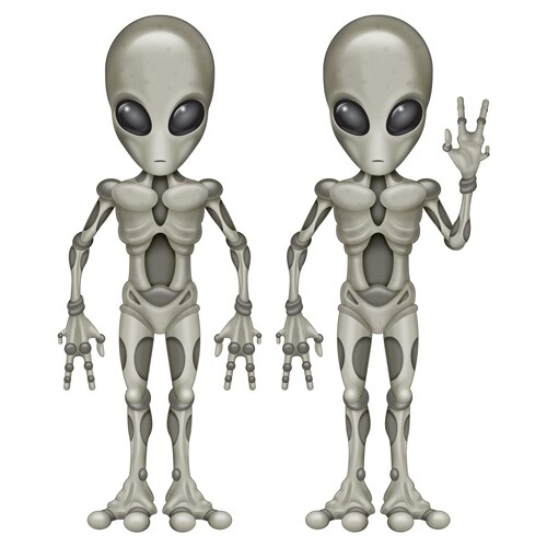 Alien Cutouts