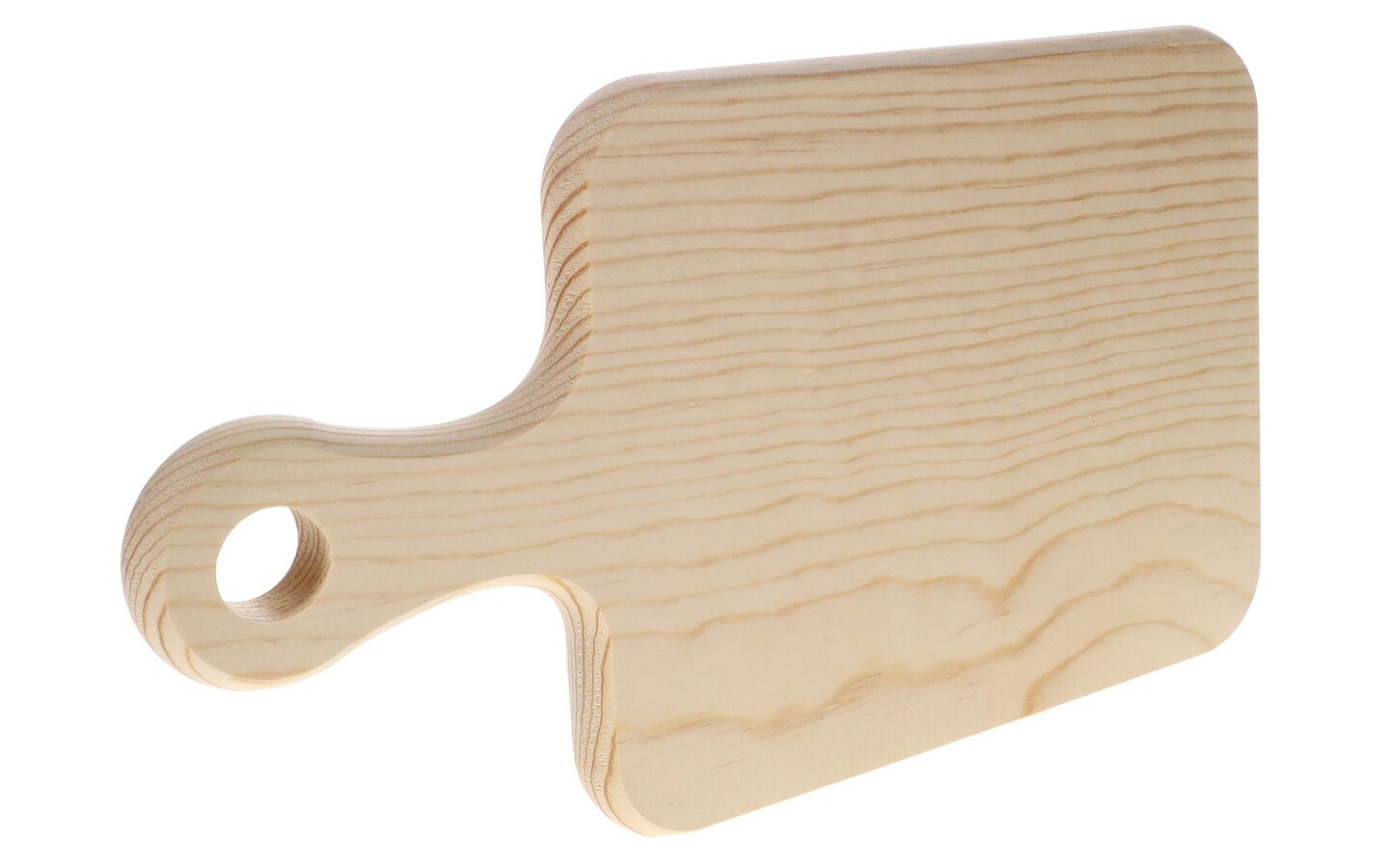 Good Wood by Leisure Arts - Rectangle W/ Handle Lg 13"x7.5"x.75" Wood Panel, Wood Board, Wood Craft, Wood Blanks, Thin Wood Boards for Crafts, Wooden Board