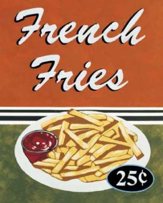 French Fries Poster Print by Catherine Jones - Item # VARPDXJNE040