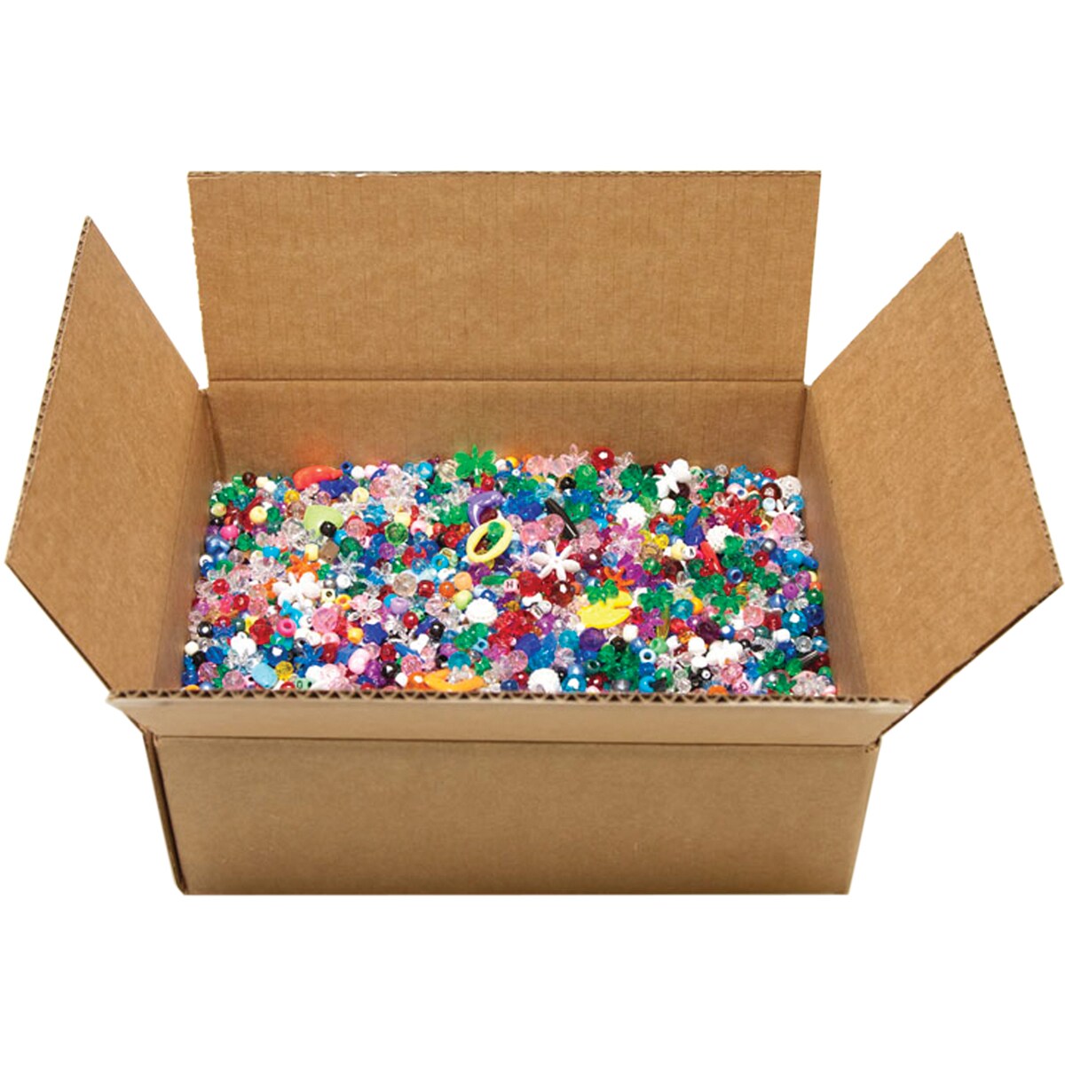 Cousin Mixed Plastic Beads 5lb-Assorted Shapes &#x26; Sizes