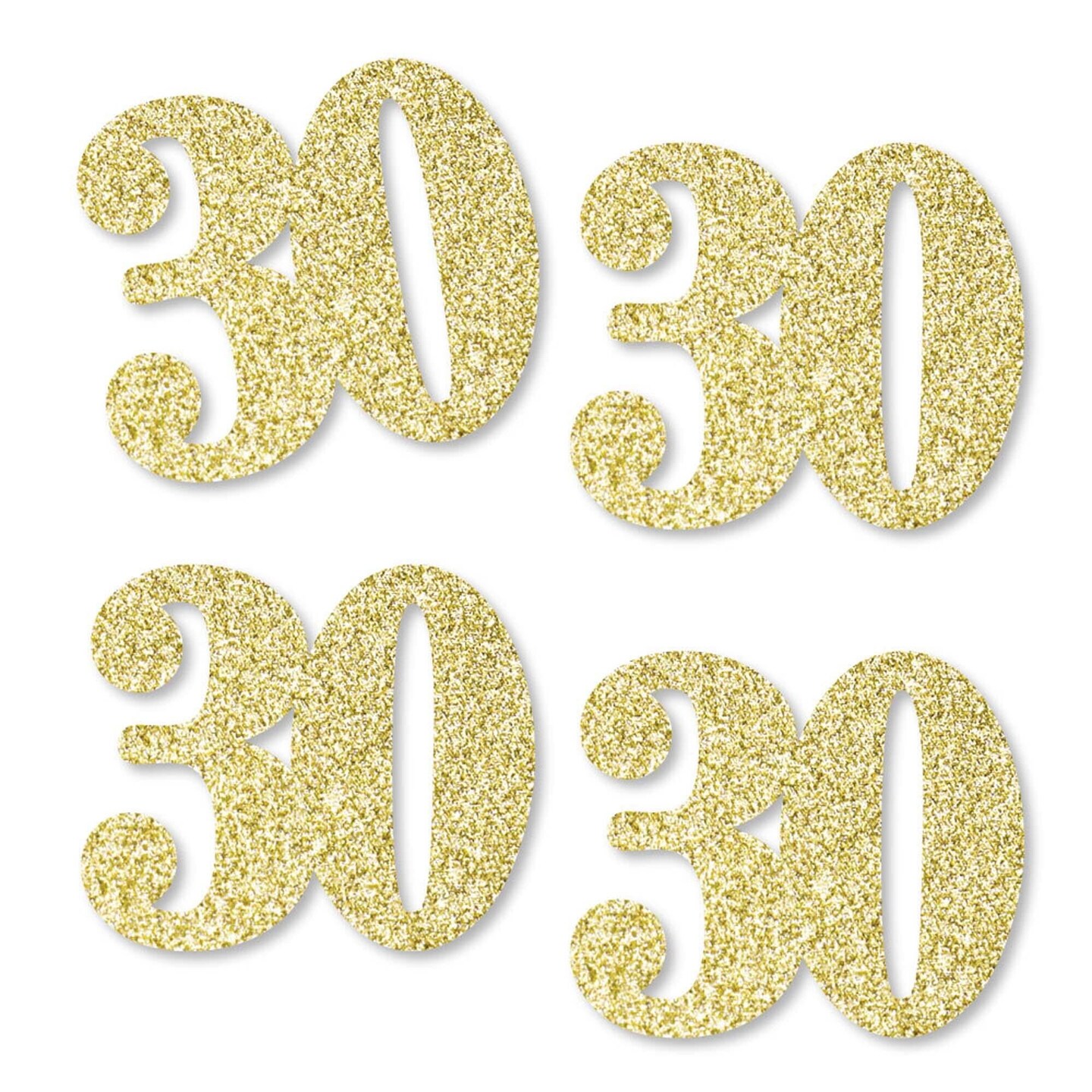 Big Dot of Happiness Gold Glitter 30 - No-Mess Real Gold Glitter Cut ...