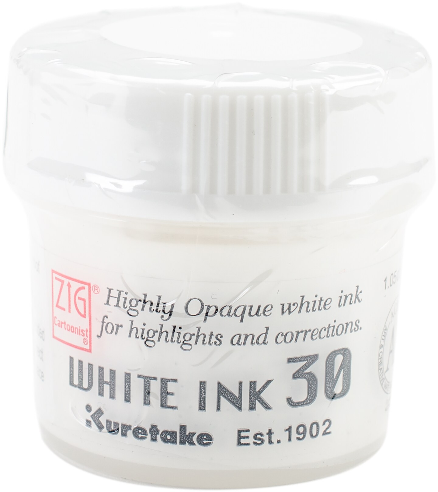 White Opacity Ink ZIG Cartoonist Opaque Pen Ink 30ml-White | Michaels