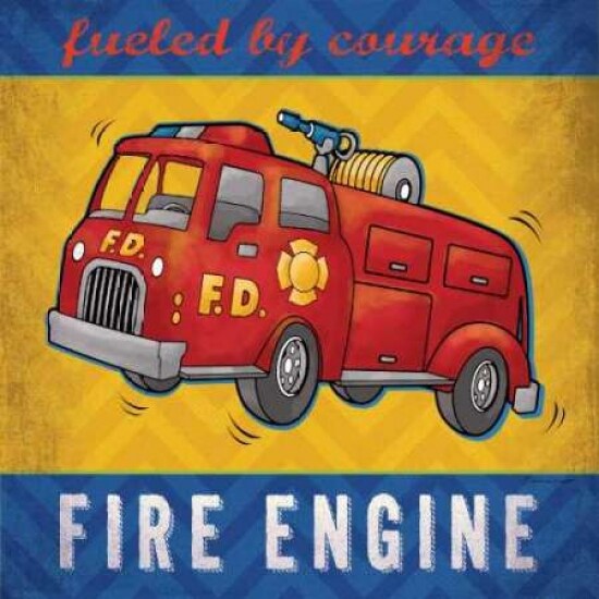 Fire Truck Poster Print by Stephanie Marrott - Item # VARPDXSM10636