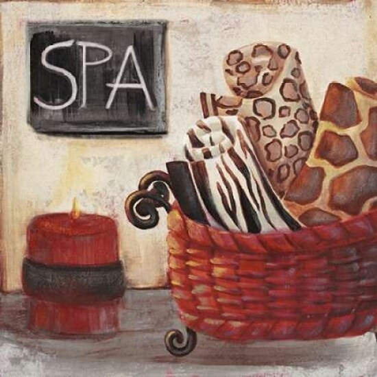 Red Jungle Spa I Poster Print by  Hakimipour-Ritter - Item # VARPDX6687J