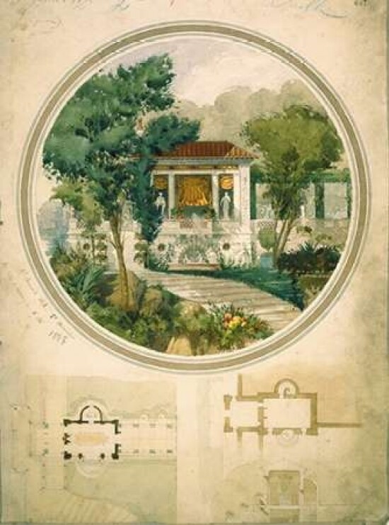 Summer Dining Room Poster Print by  Adrien Chancel - Item # VARPDXAC02