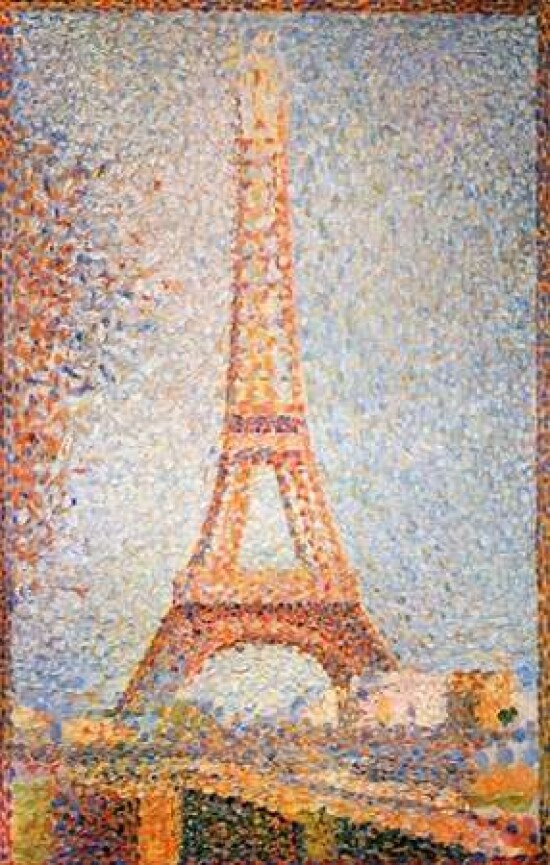 Eiffel Tower Poster Print by Georges Seurat - Item # VARPDX374396