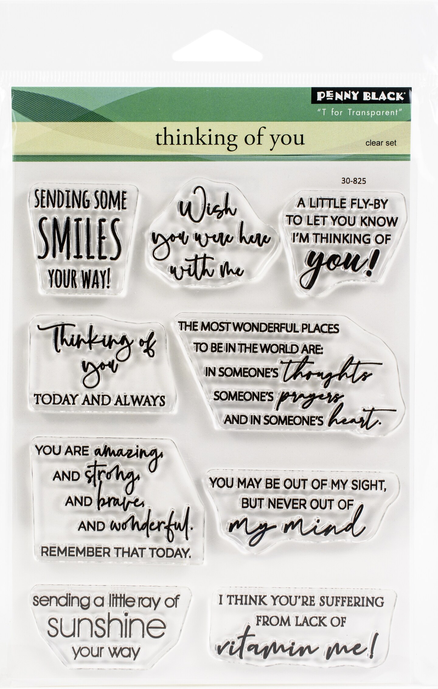 Penny Black Clear Stamps-Thinking Of You