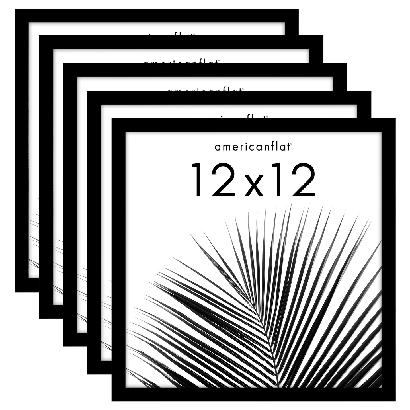 Americanflat 5 pack of picture frames plexiglass cover michaels