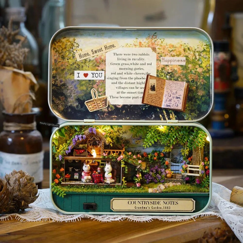 Miniature Wizardi Roombox Kit - Countryside notes