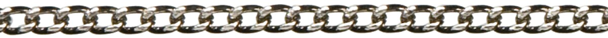 Cousin Jewelry Basics Metal Chain 46&#x22;-Silver Small Flat