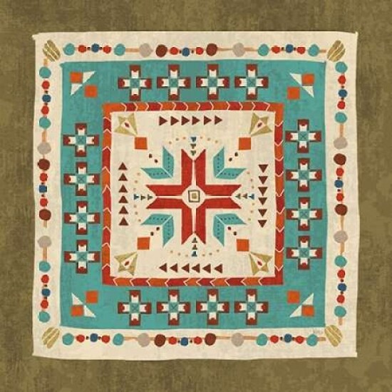 Southwest at Heart Tile VII Poster Print by Veronique Charron - Item # VARPDX20012