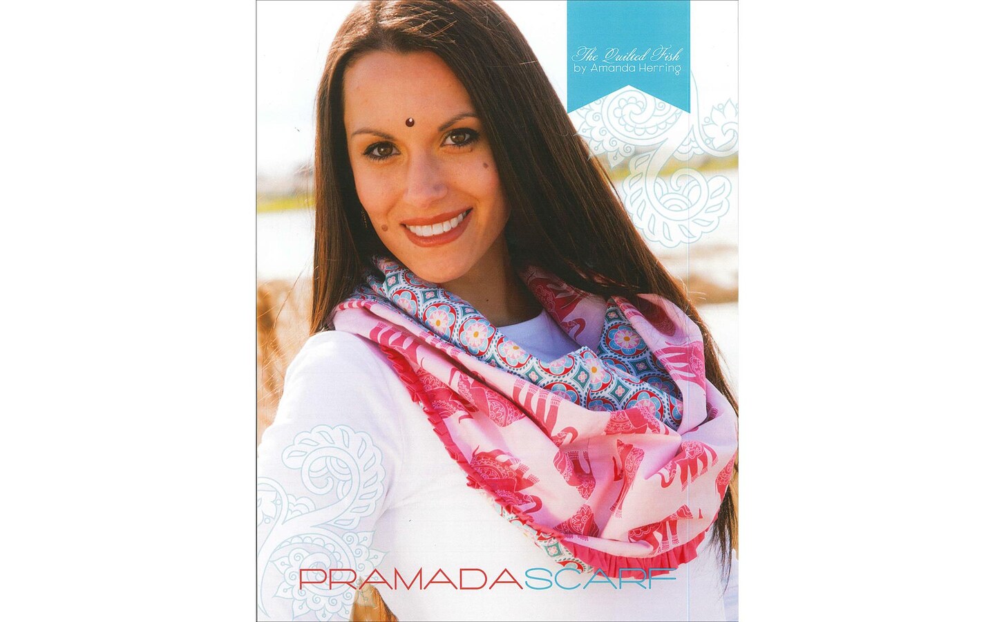 The Quilted Fish Pramada Scarf Ptrn Pad 20pc