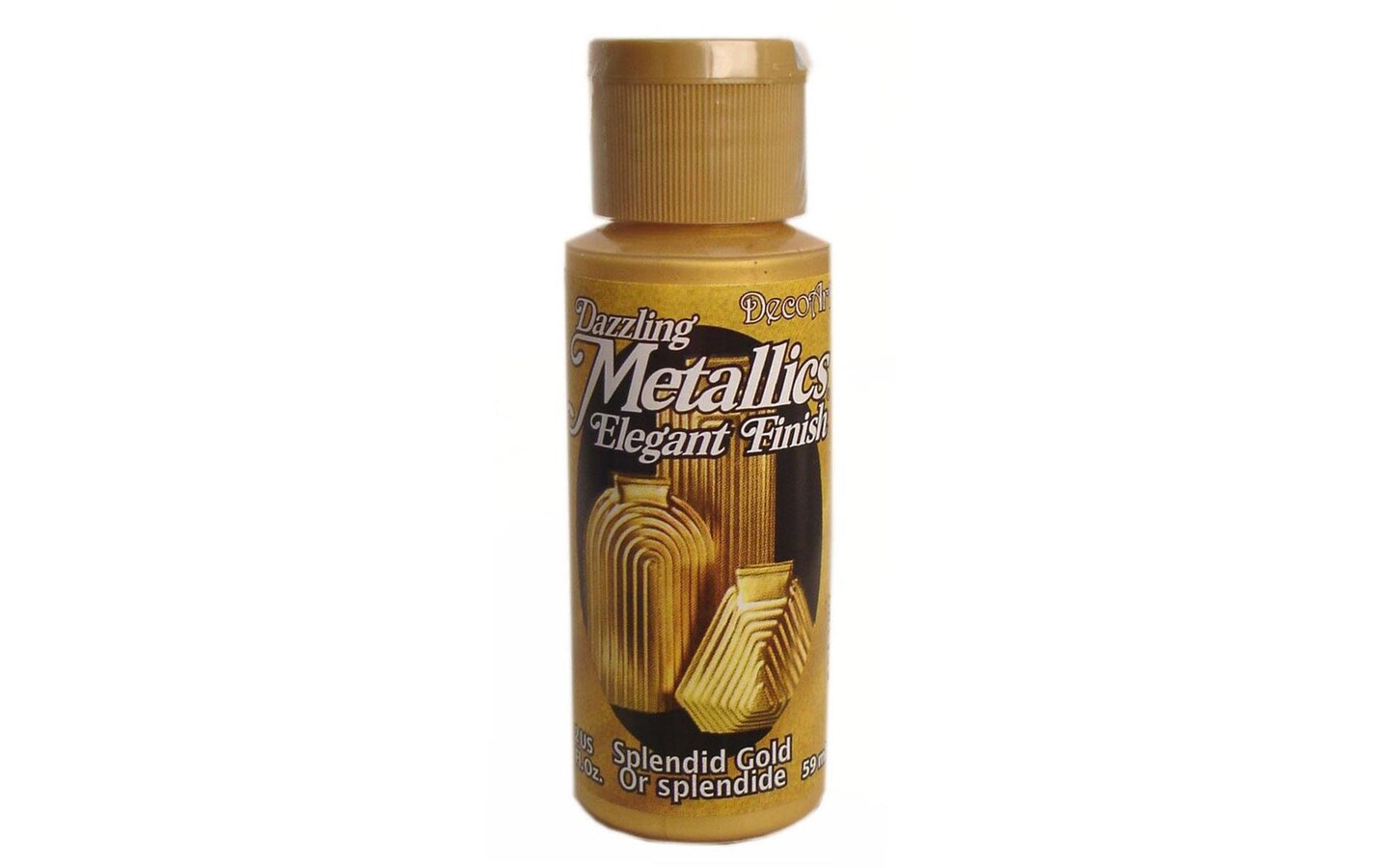 Decoart Dazzling Metallics 2oz Splendid Gold