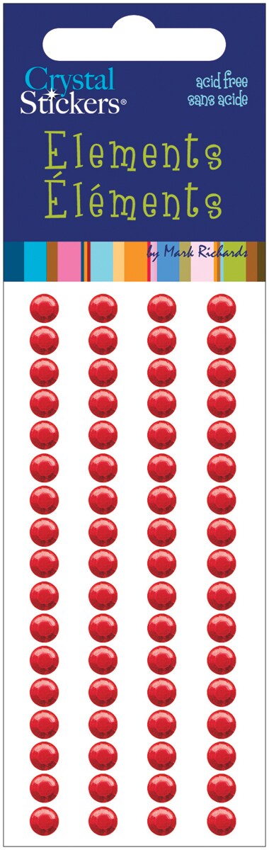 Circle Sticker Element Mark Richards Crystal Stickers Elements 5mm Round 68/Pkg | Michaels