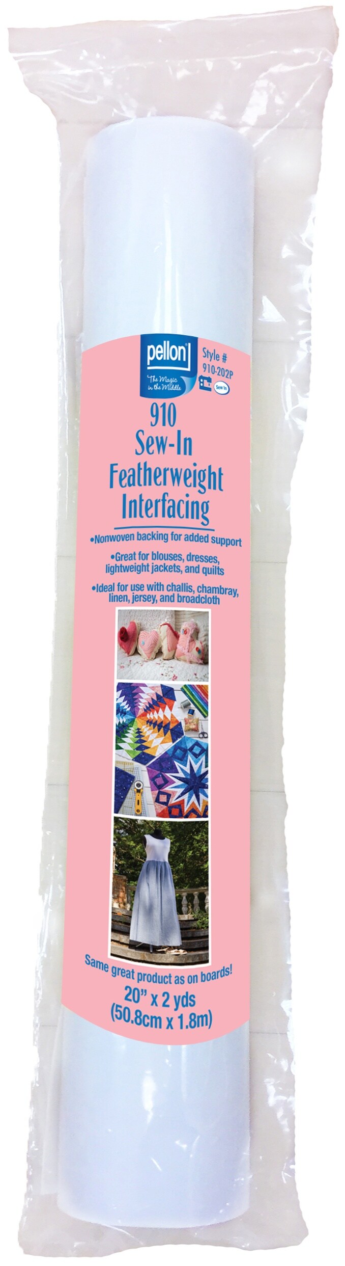 Pellon #SF-101 Shape-Flex Fusible Interfacing - White