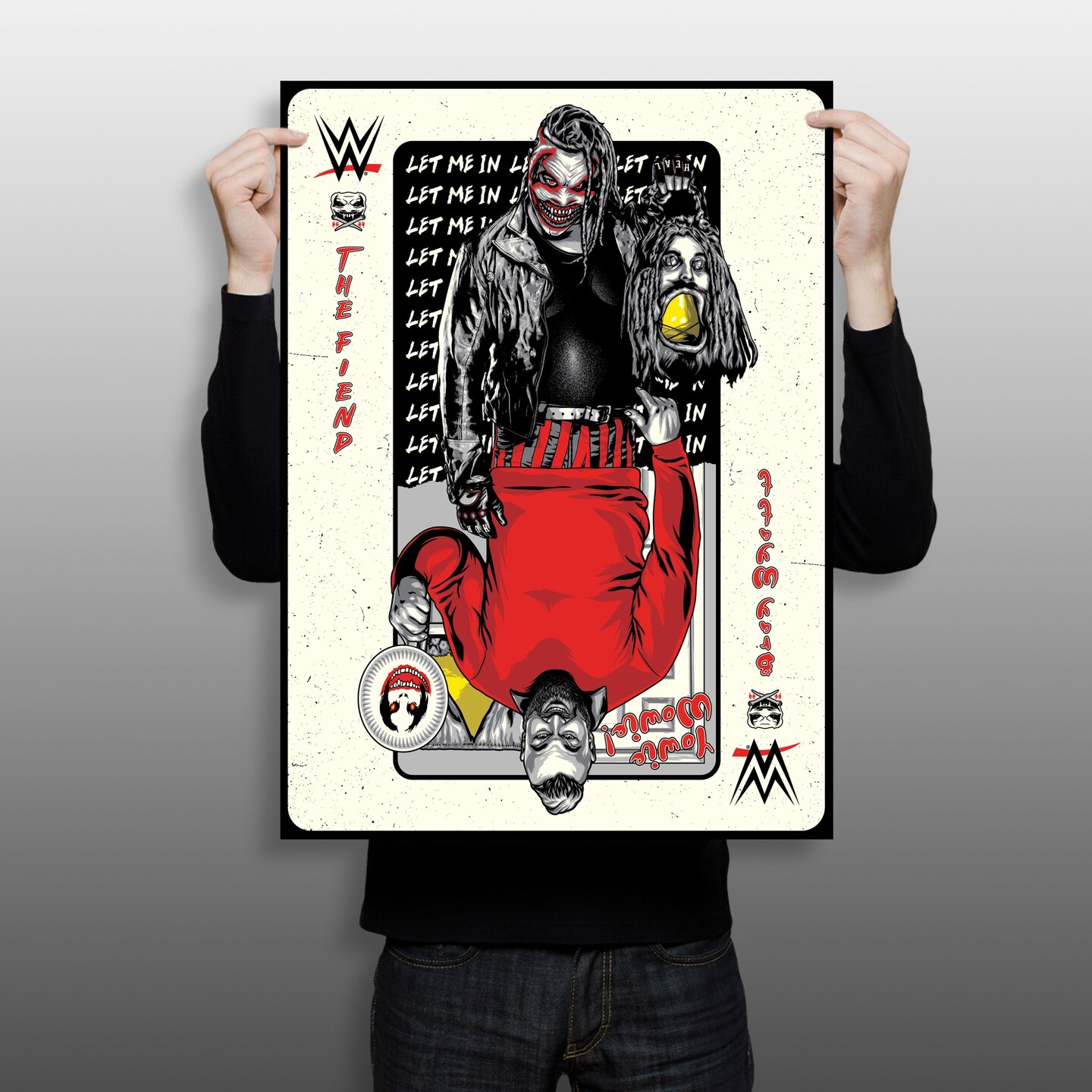 Phenom Gallery WWE Bray Wyatt &#x22;The Fiend Is Wild&#x22; 18&#x22; x 24&#x22; Serigraph