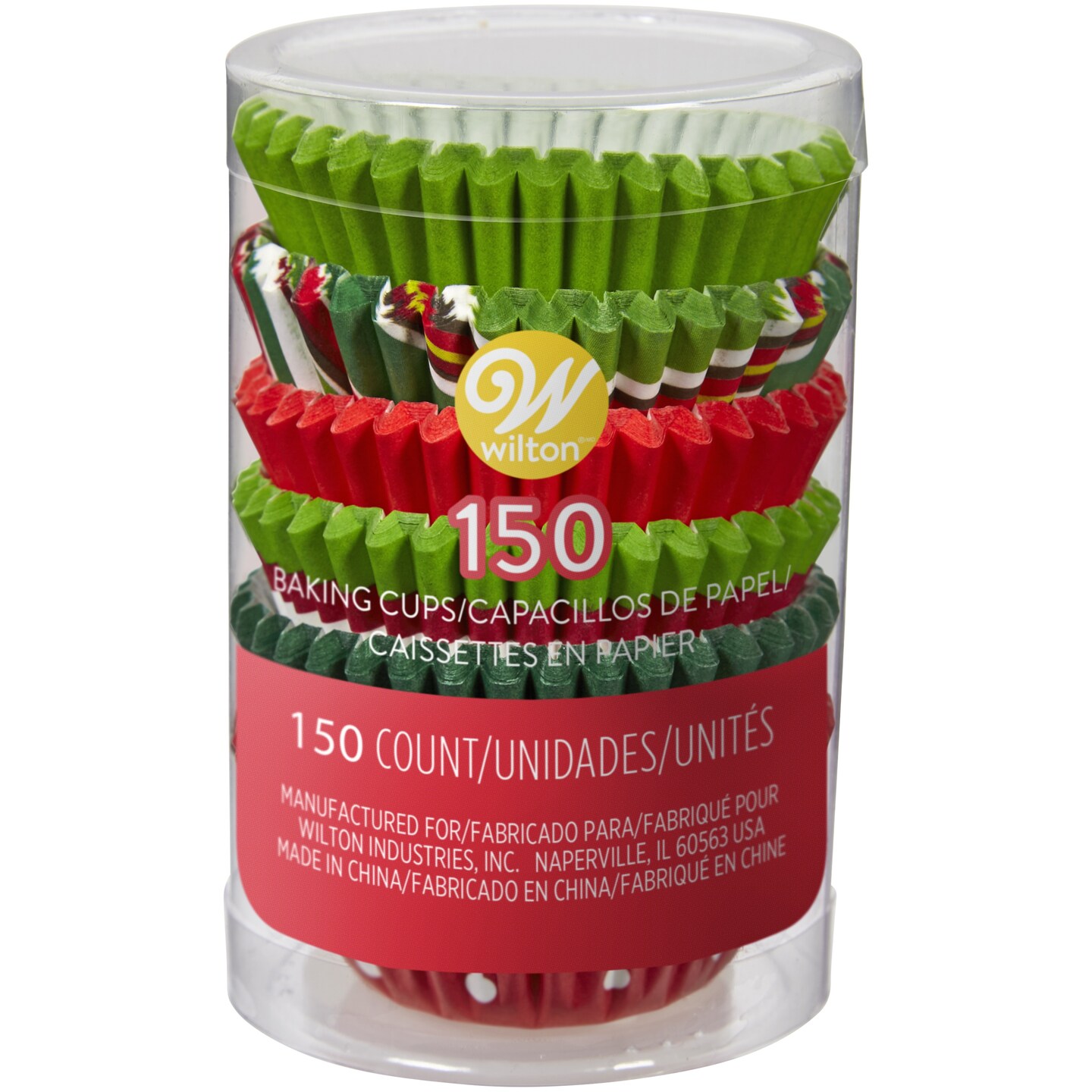 Mini Baking Cups-Holiday 150/Pkg