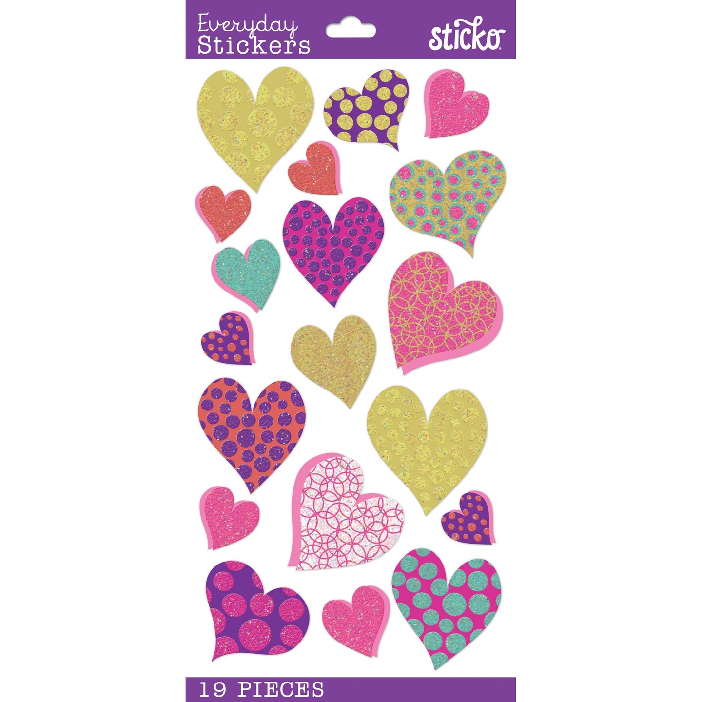 Sticko Themed Stickers-Heart Circles