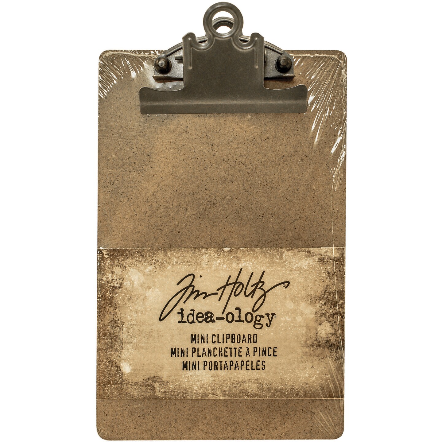 Idea-Ology Mini Clipboard-Brown 4.5&#x22;X7.75&#x22;