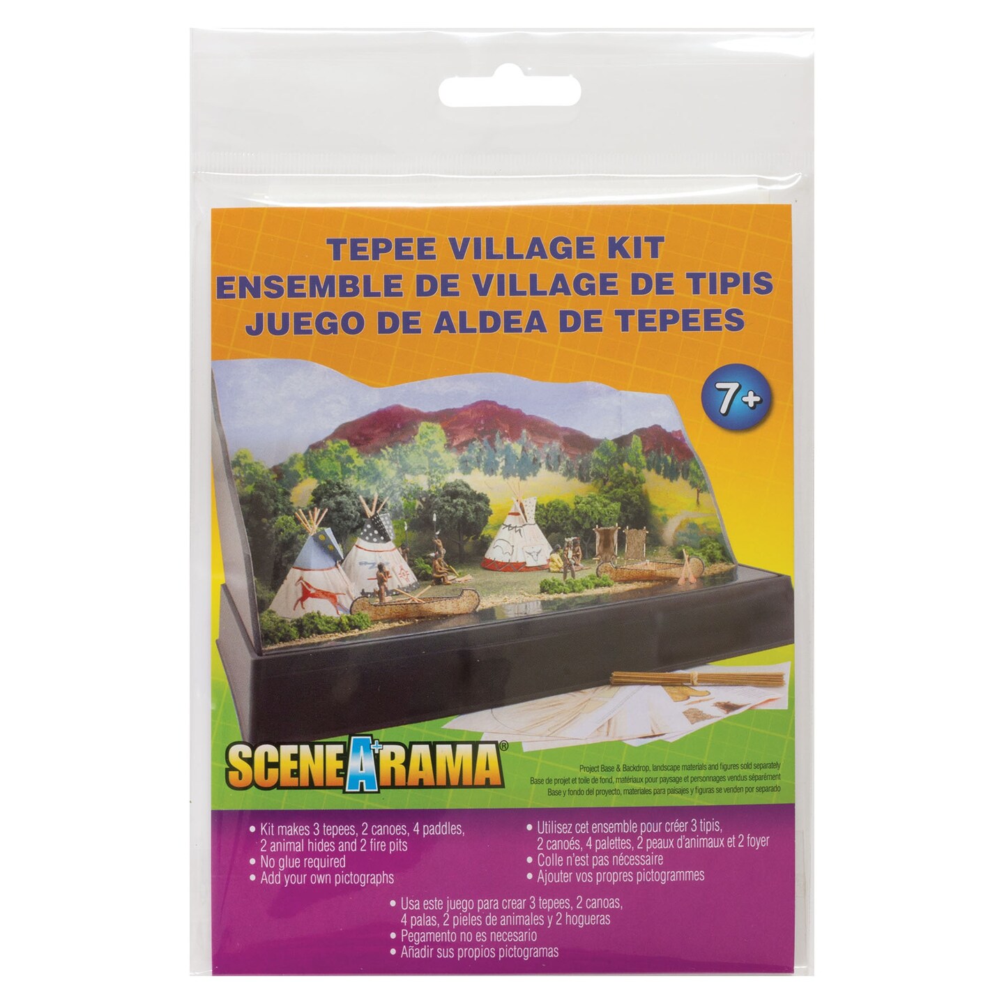 Woodland Scenics Tepee Village Kit-