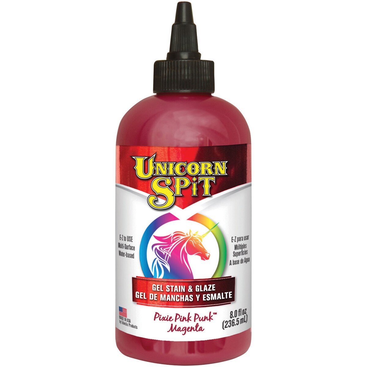 Unicorn Spit Wood Stain &#x26; Glaze 8oz-Pixie Punk Pink